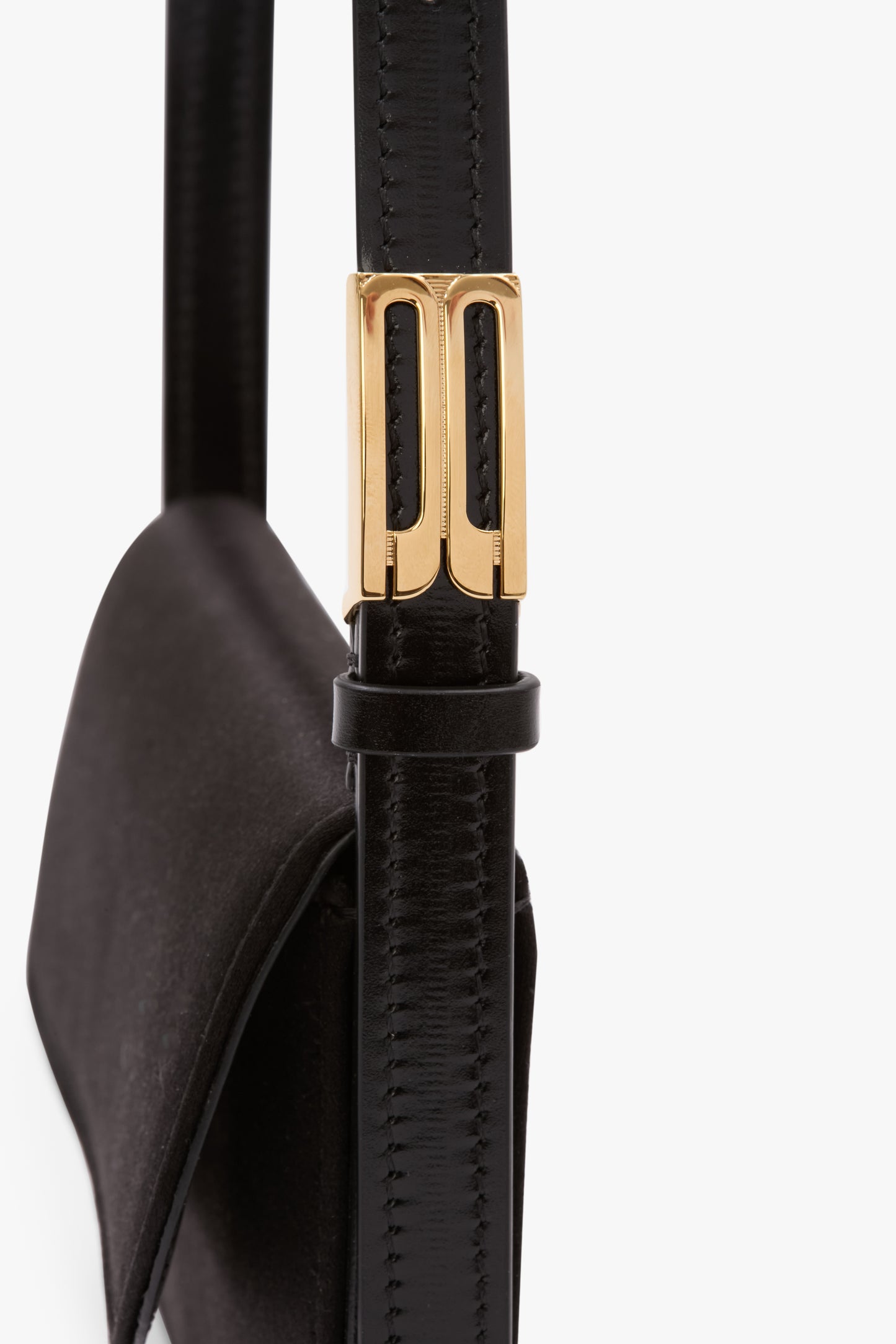 Dorian Pocket Bag In Black Satin