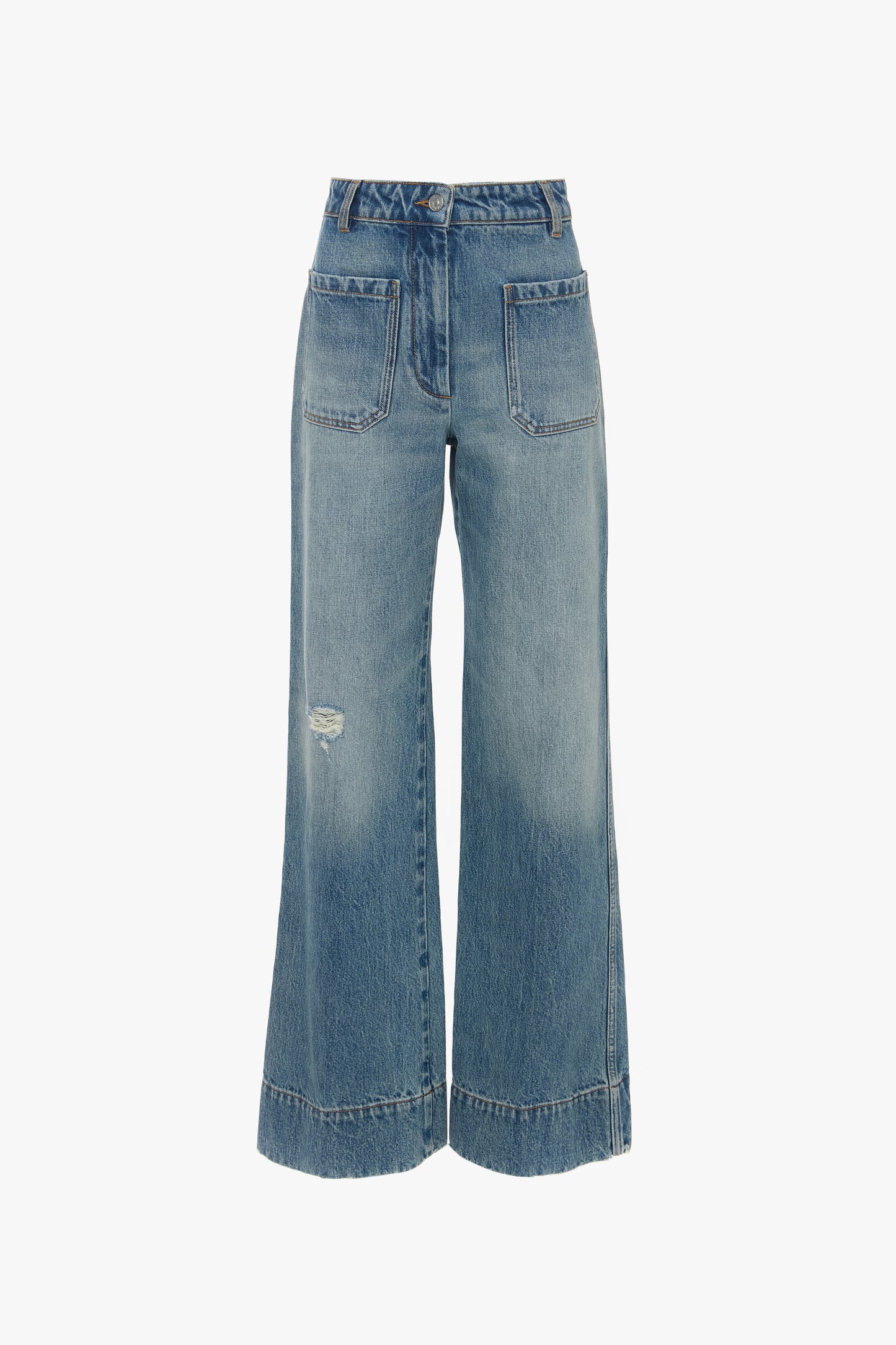 Alina Jean In Worn Blue Wash