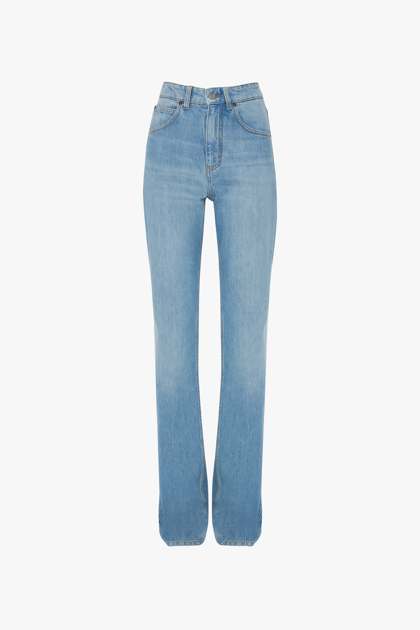 Julia Stretch Jean In Light Blue Wash