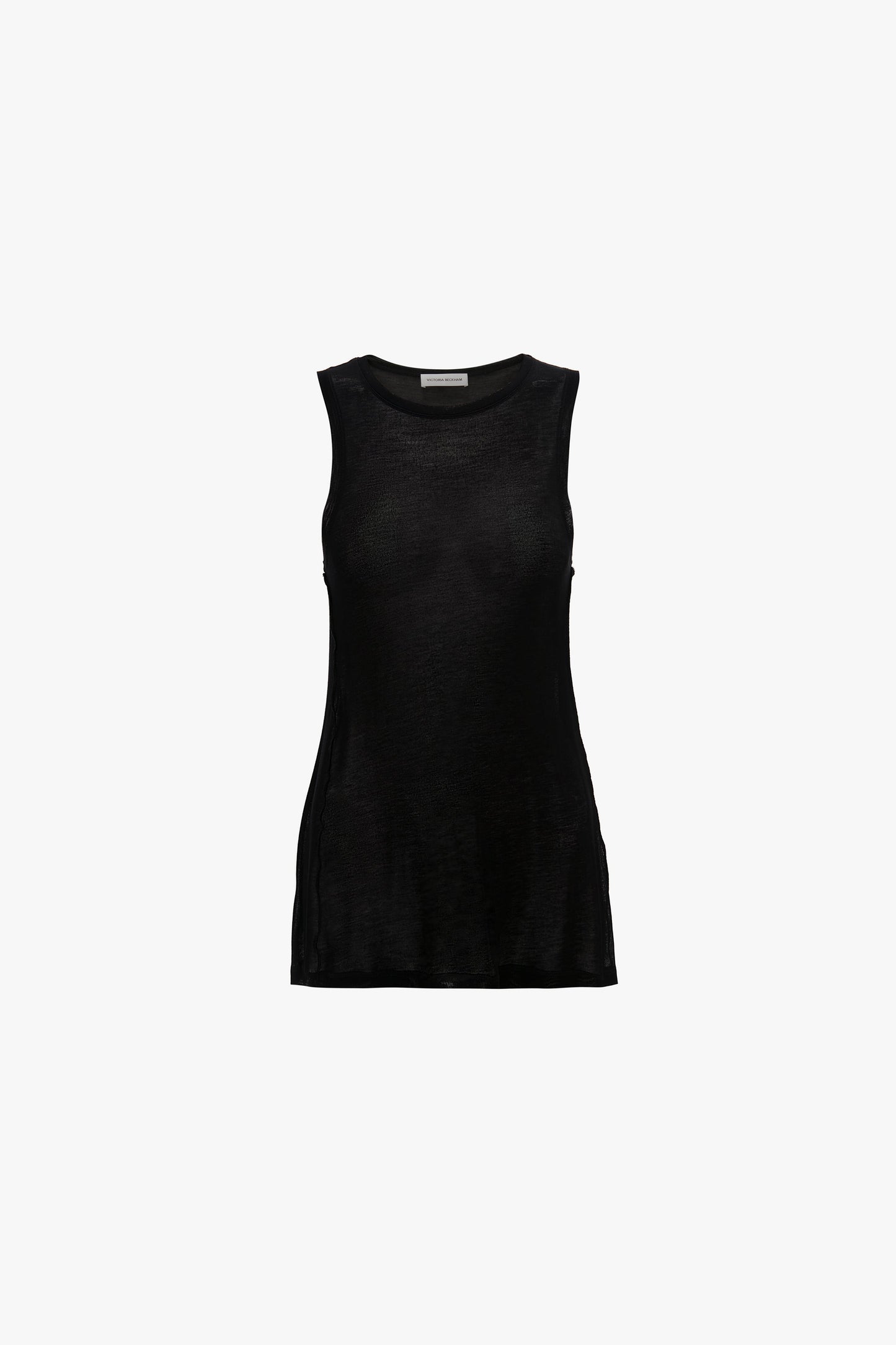 Lightweight Tank Top In Black