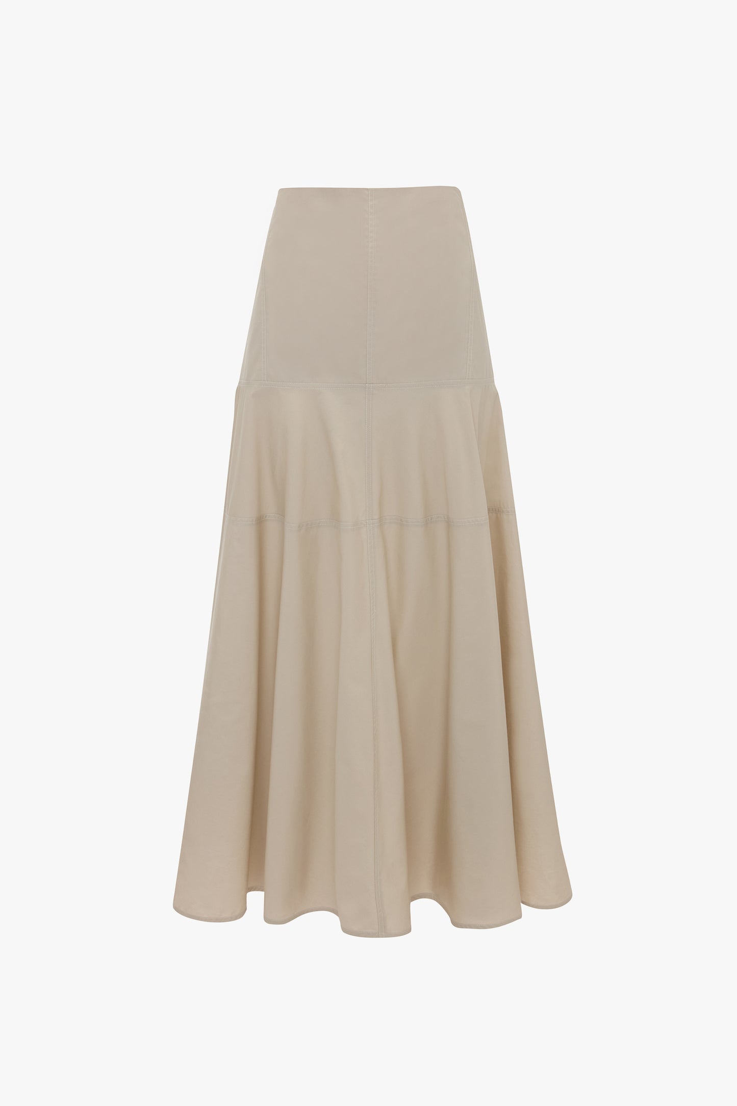 Panelled Maxi Skirt In Pumice