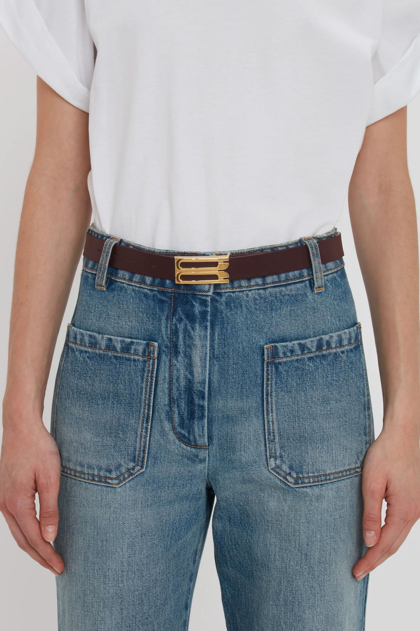 Exclusive Dorian Belt In Burgundy Leather