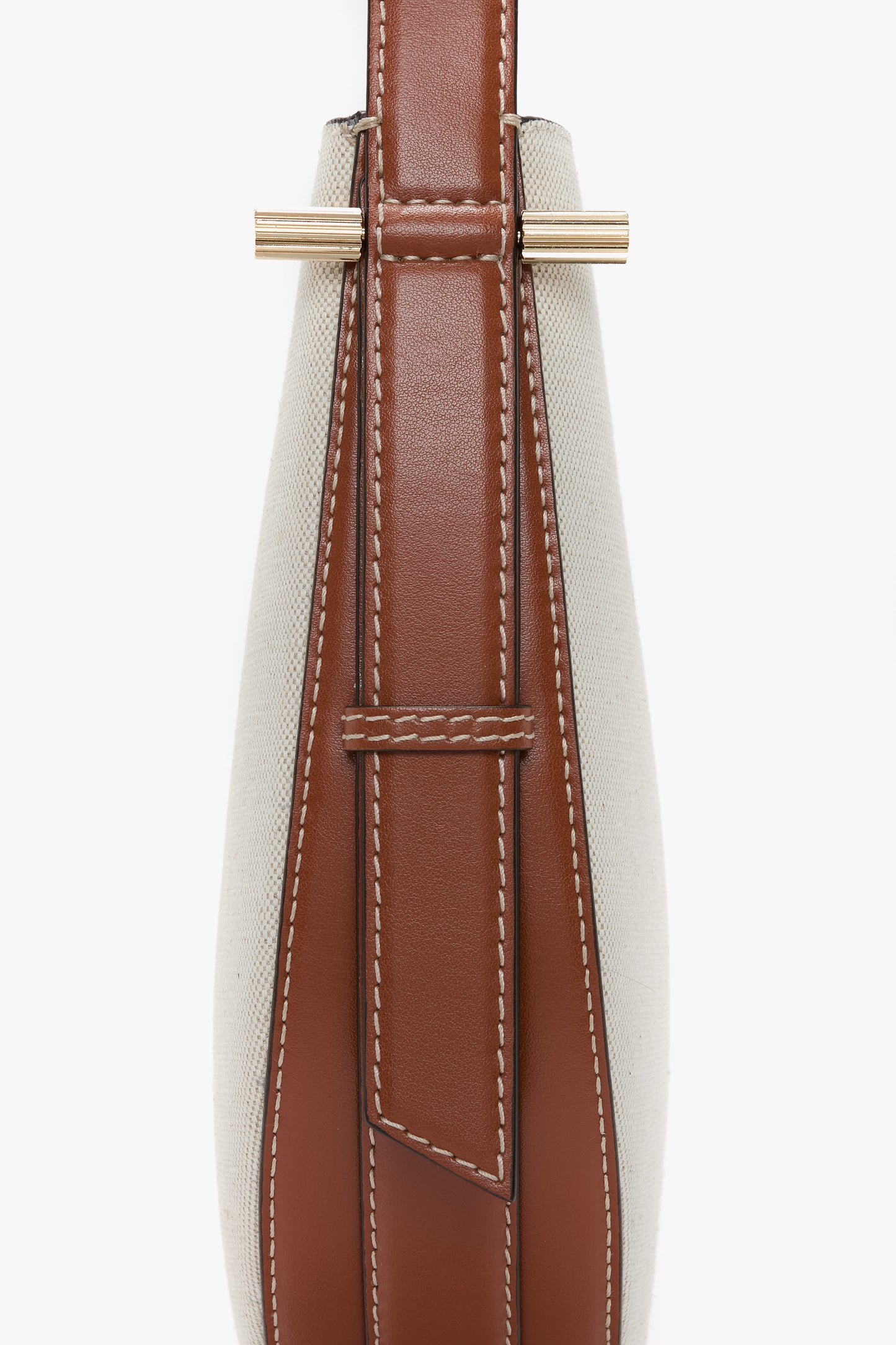 Dia Hobo Bag Medium In Ivory Canvas