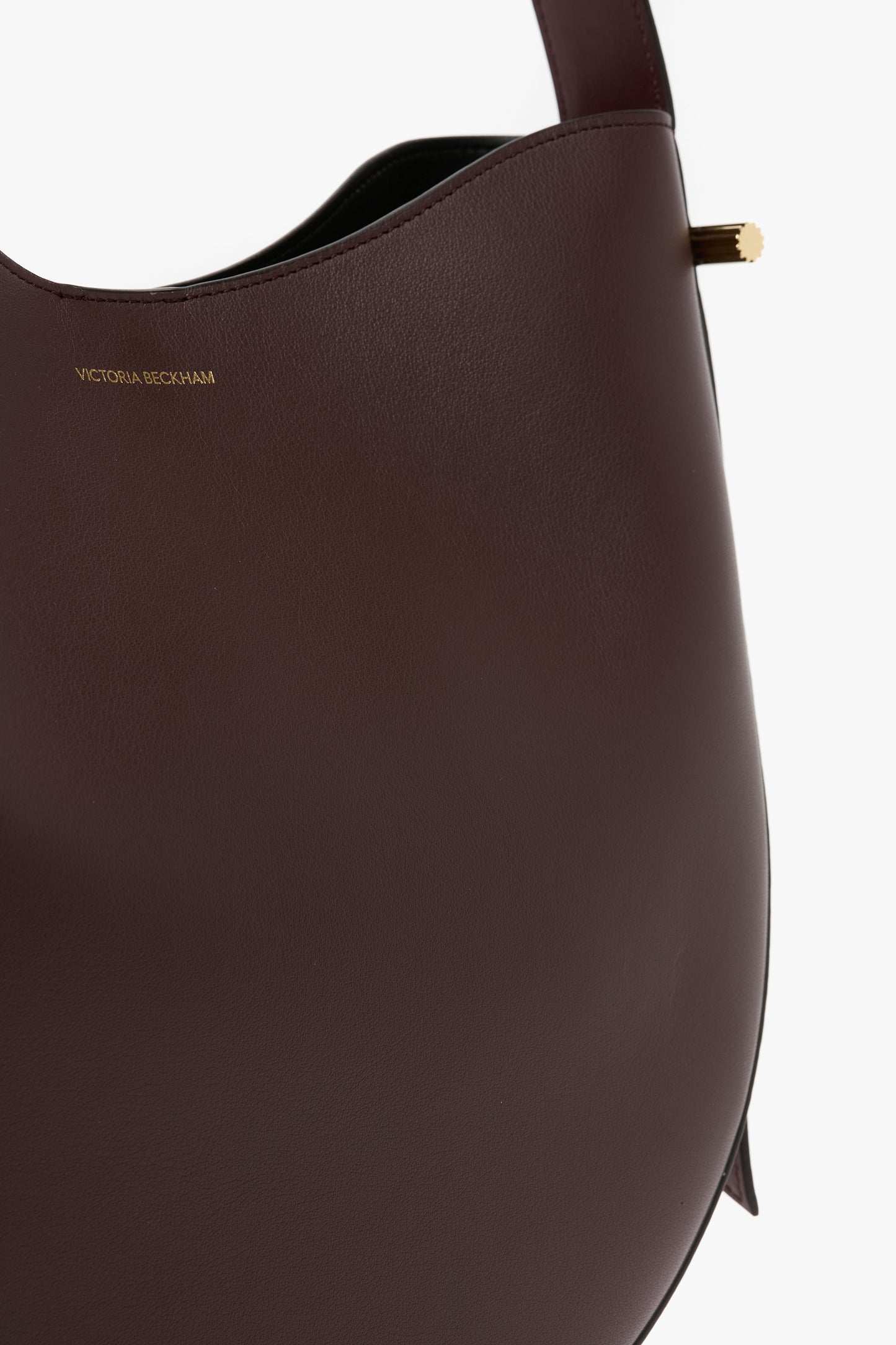 Dia Hobo Bag In Burgundy Leather