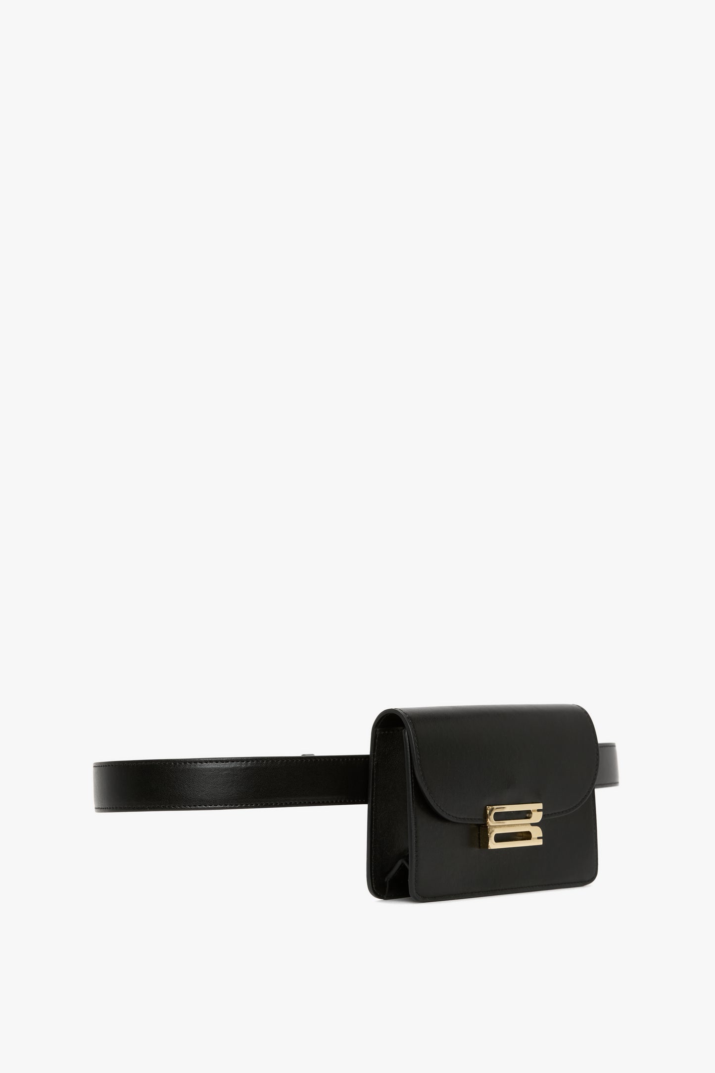 Dorian Belt Bag Nano In Black Leather