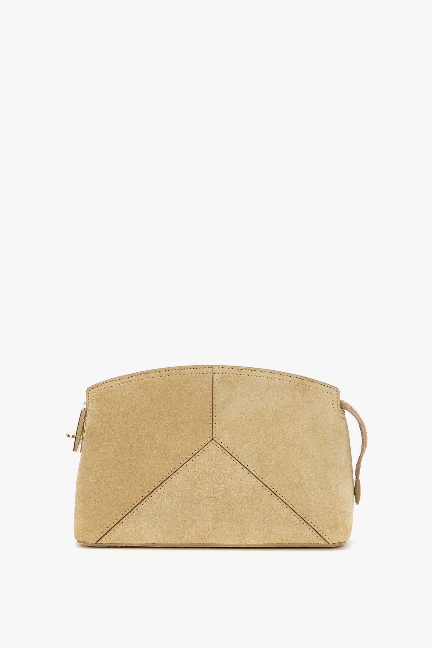 Victoria Crossbody Bag In Sand Suede