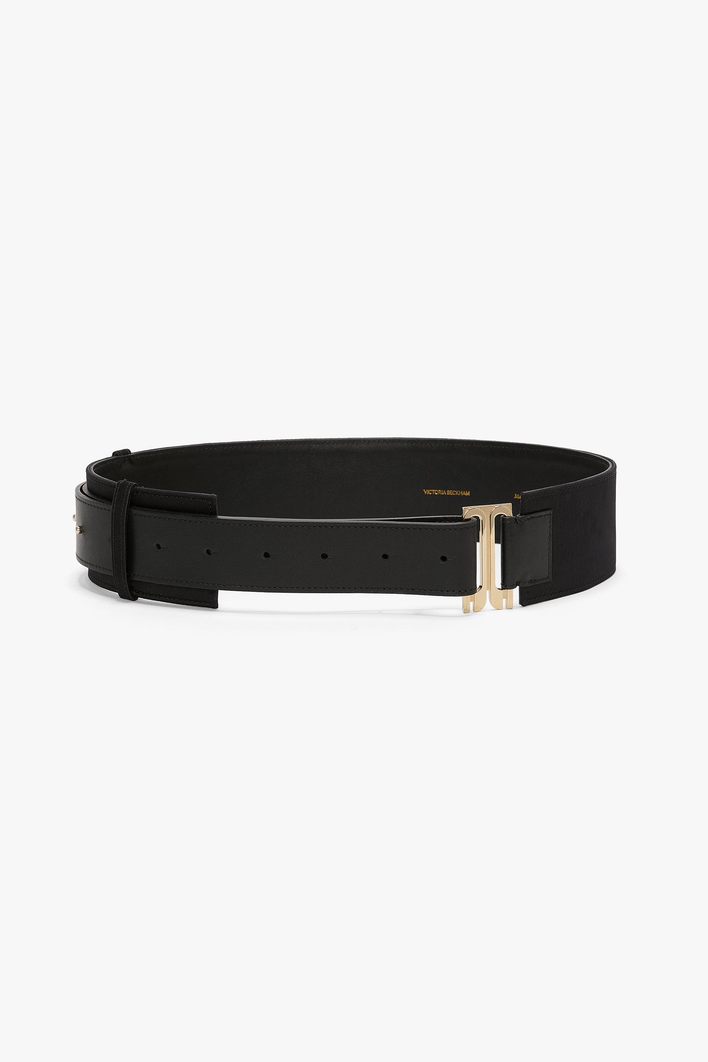 Wide Dorian Tuxedo Belt In Black