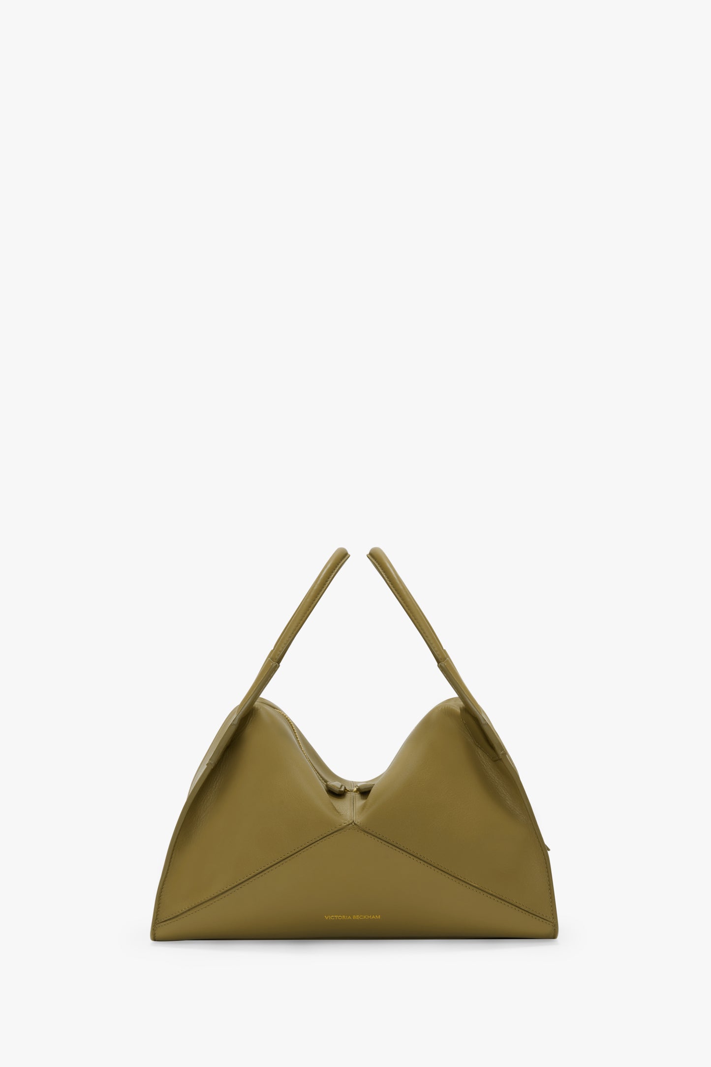 Victoria Plié Bag In Cactus Green Leather