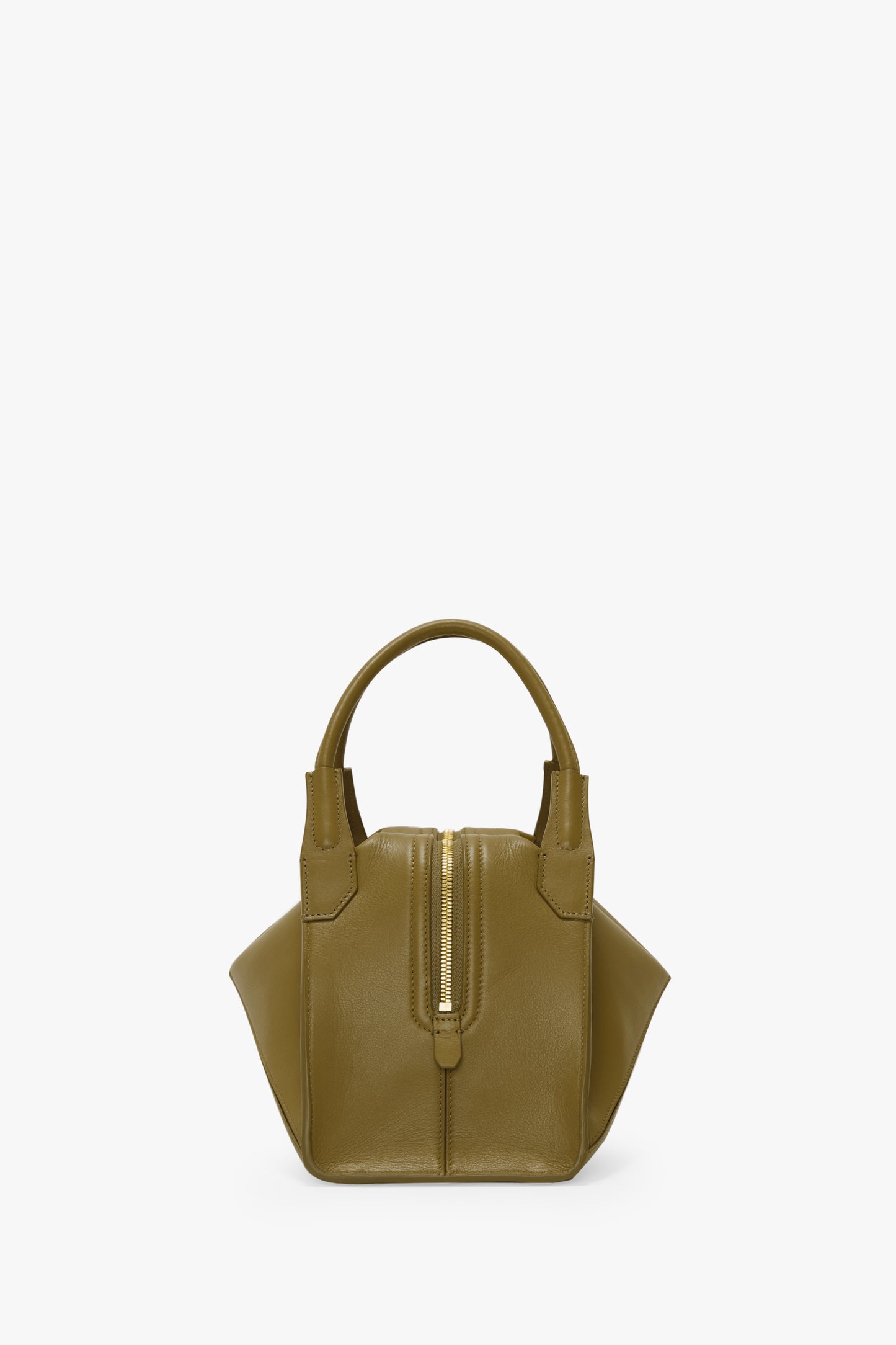 Victoria Plié Bag In Cactus Green Leather