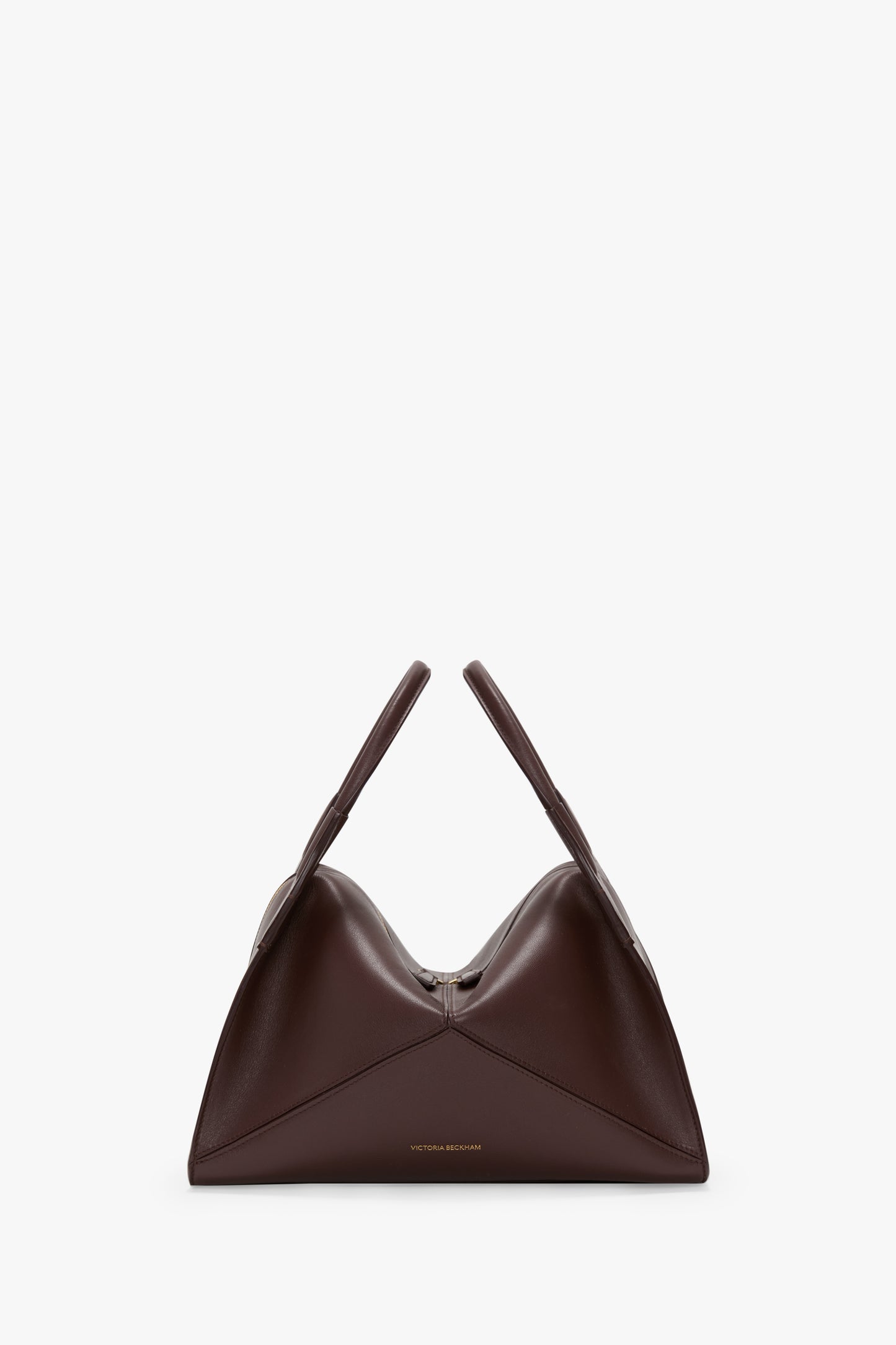 Victoria Plié Bag In Burgundy Leather