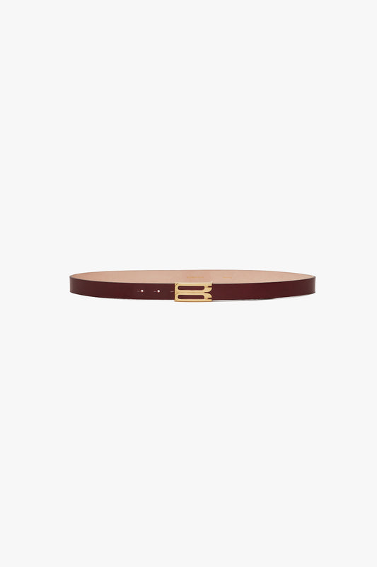 Exclusive Dorian Belt In Burgundy Leather