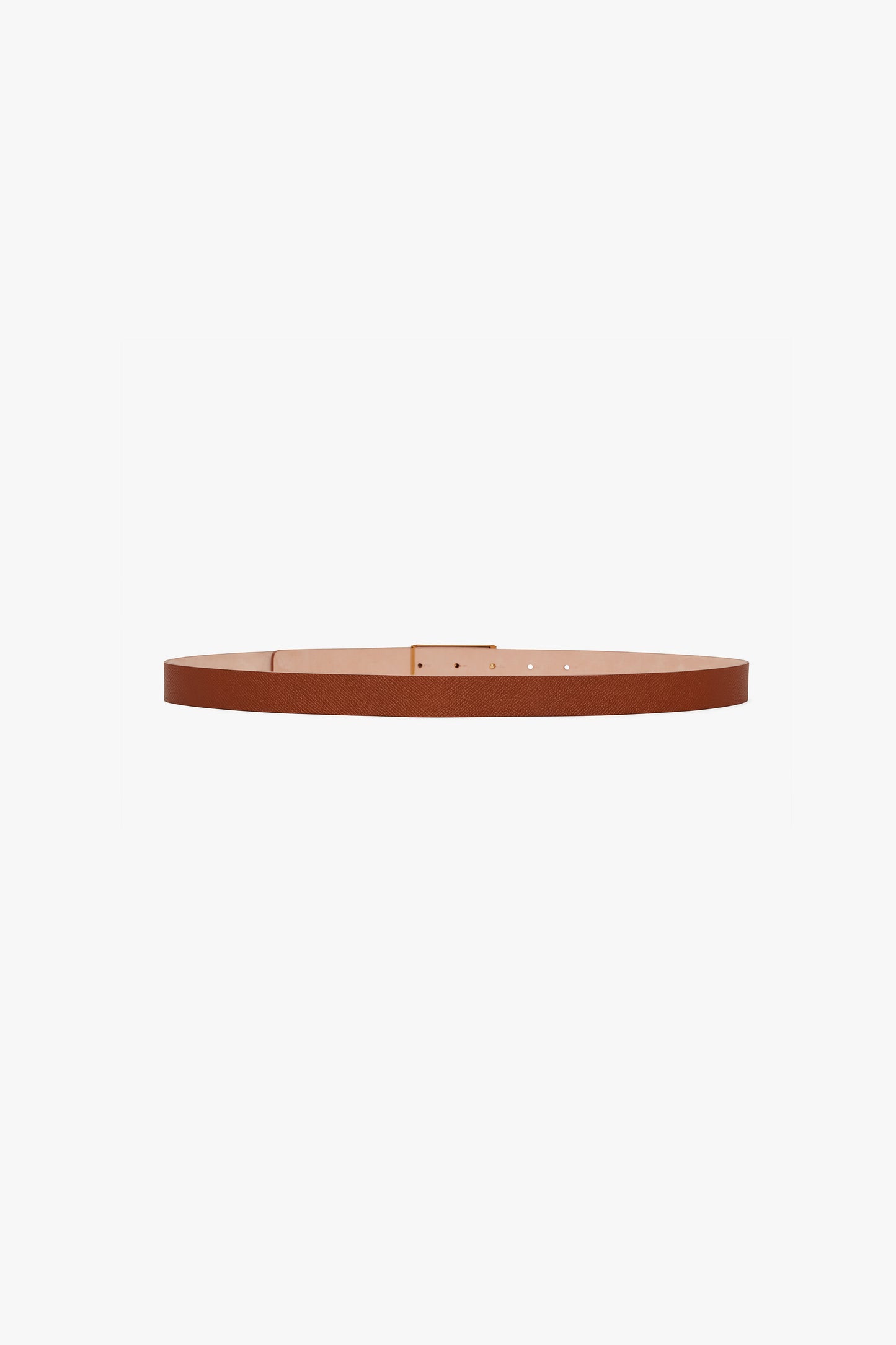 Dorian Belt In Tan Grained Leather