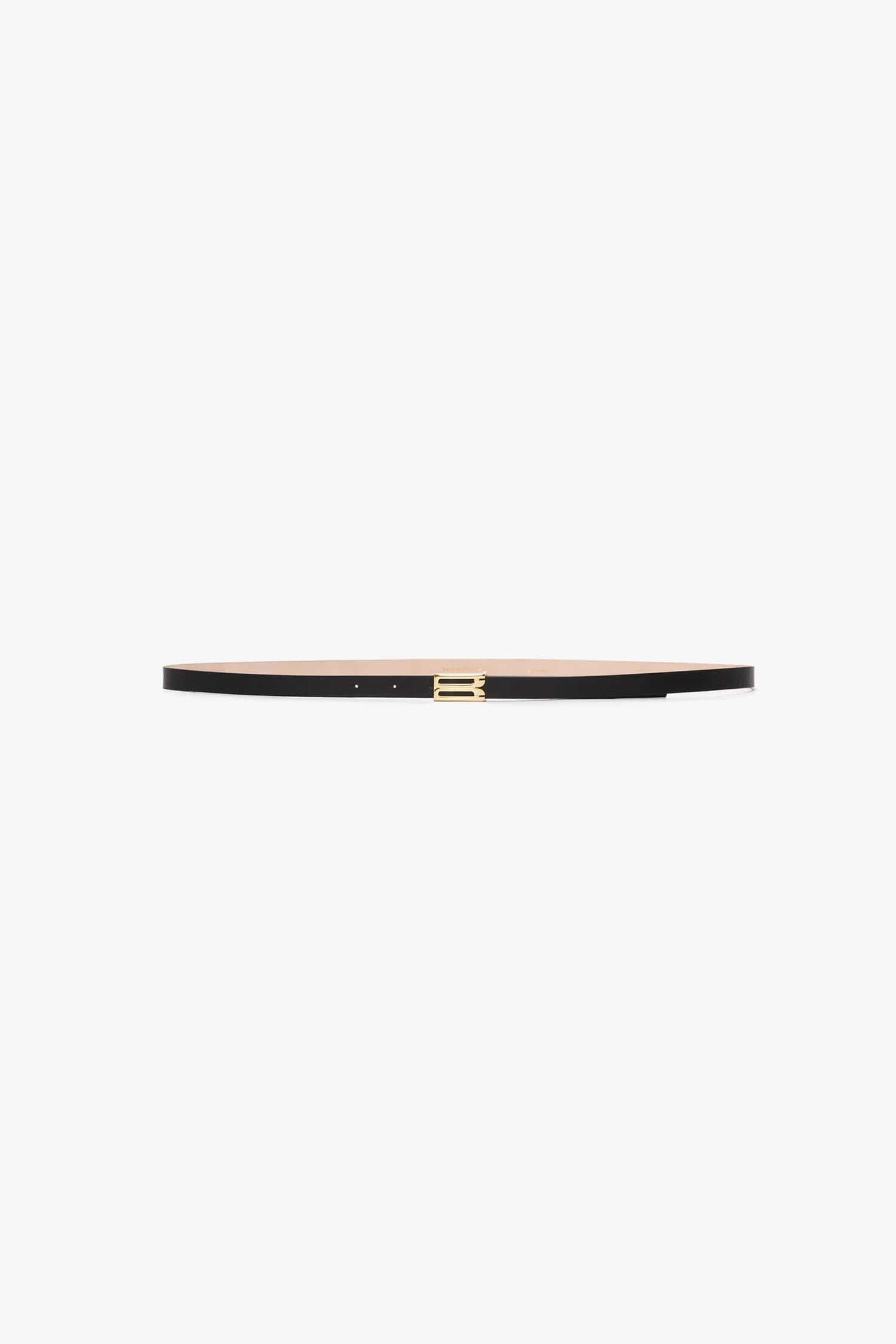 Micro Dorian Belt In Black Leather