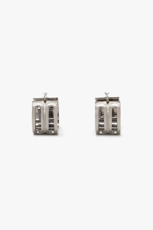 Dorian Hoop Earrings In Silver