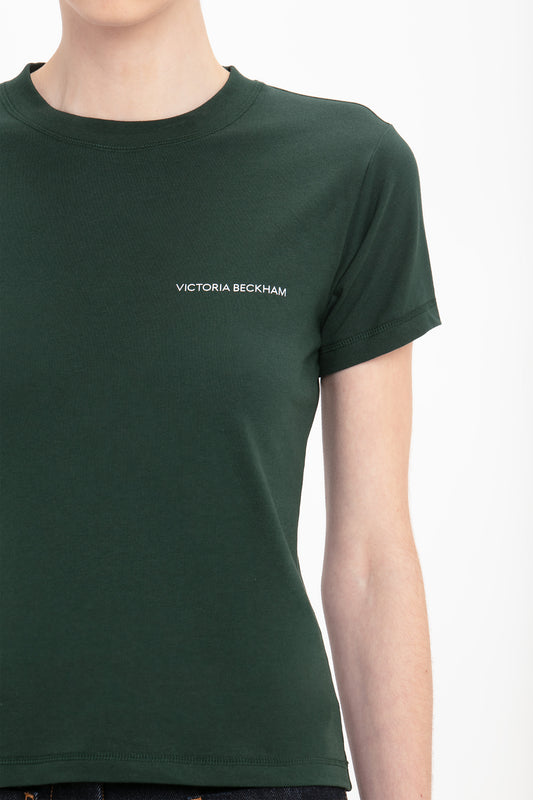 Exclusive Shrunken Logo Tee In Seaweed