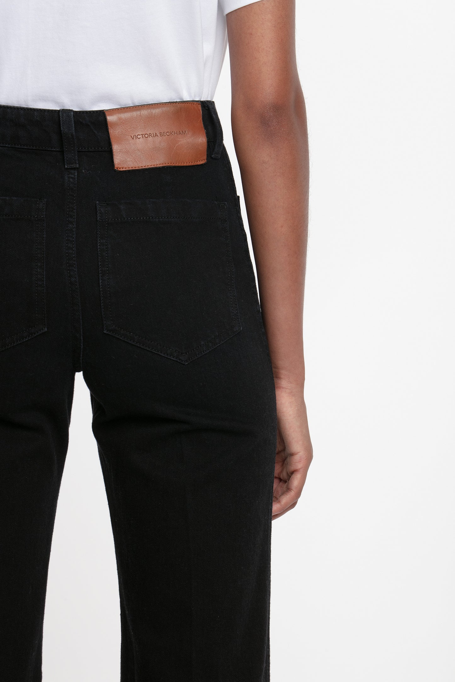 Alina Stretch High Waisted Jean In Washed Black