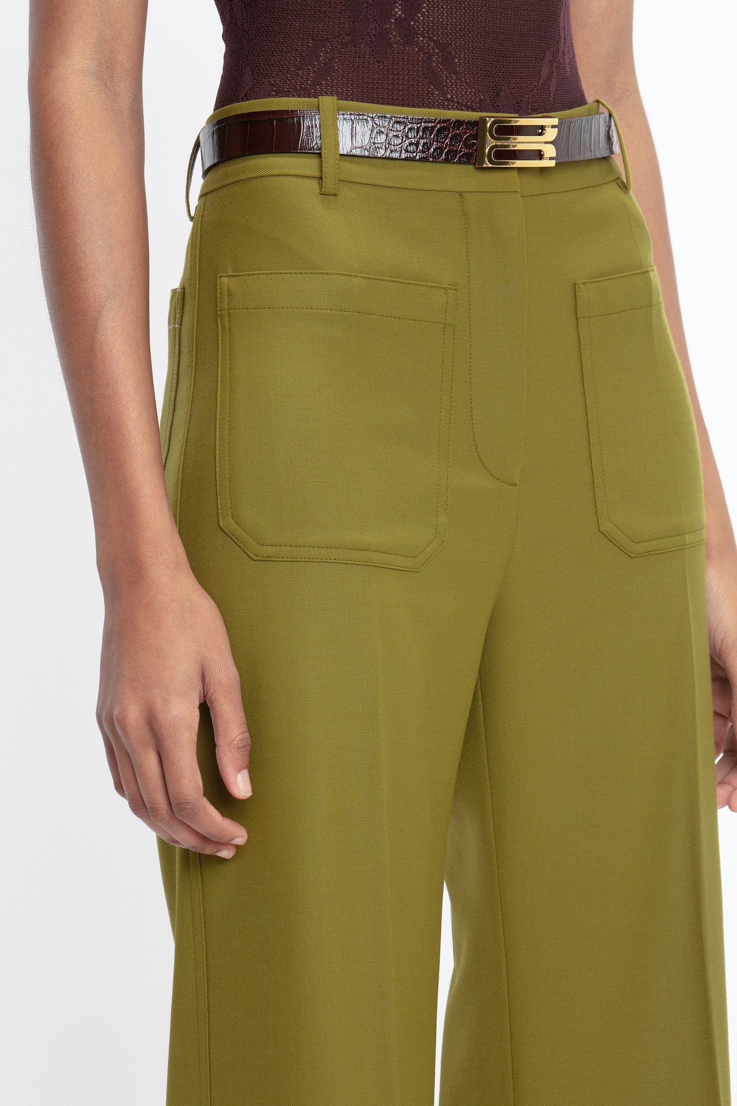 Alina Trouser In Willow