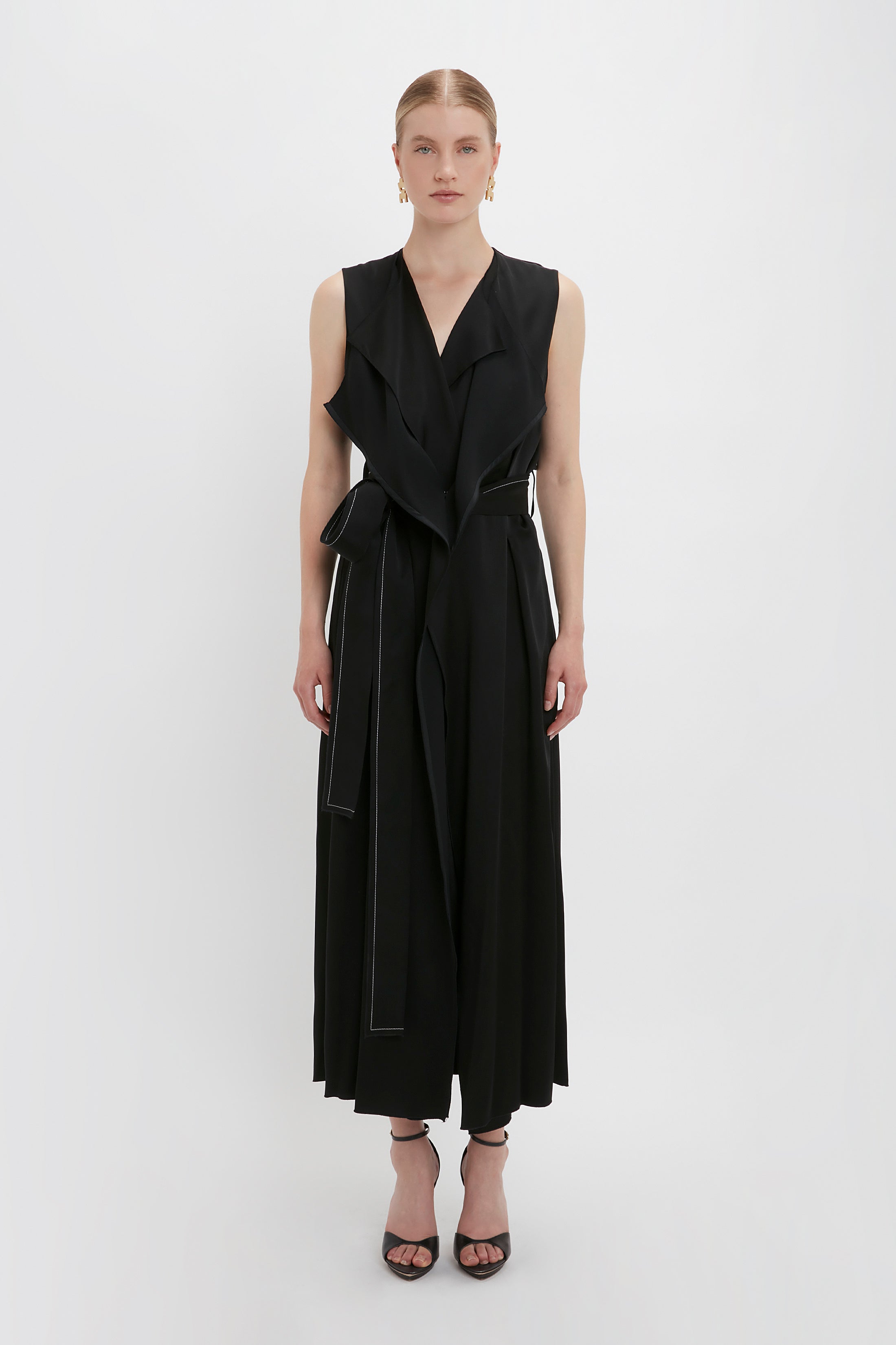 Trench Dress In Black – Victoria Beckham