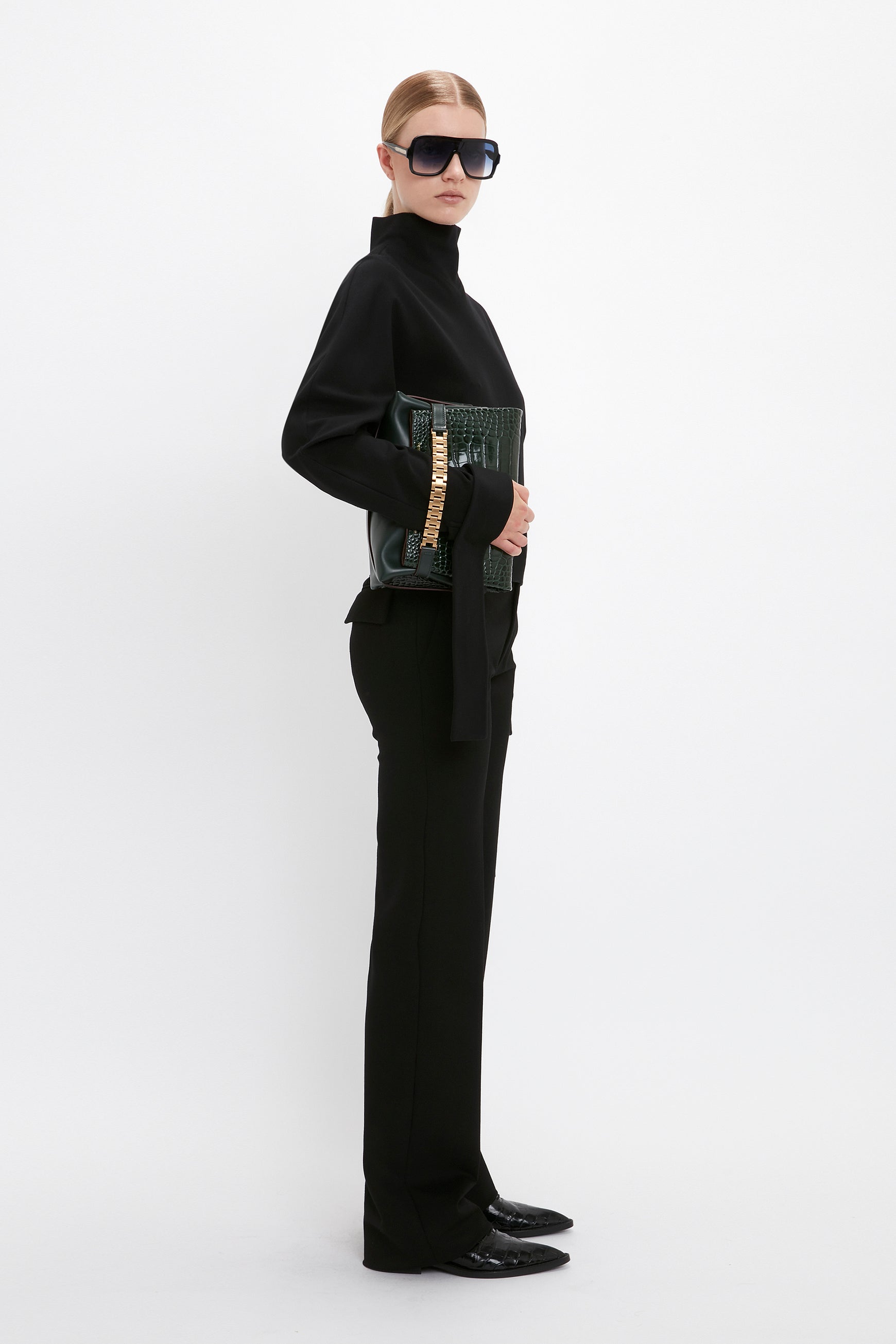 Tailored Straight Leg Trouser In Black – Victoria Beckham