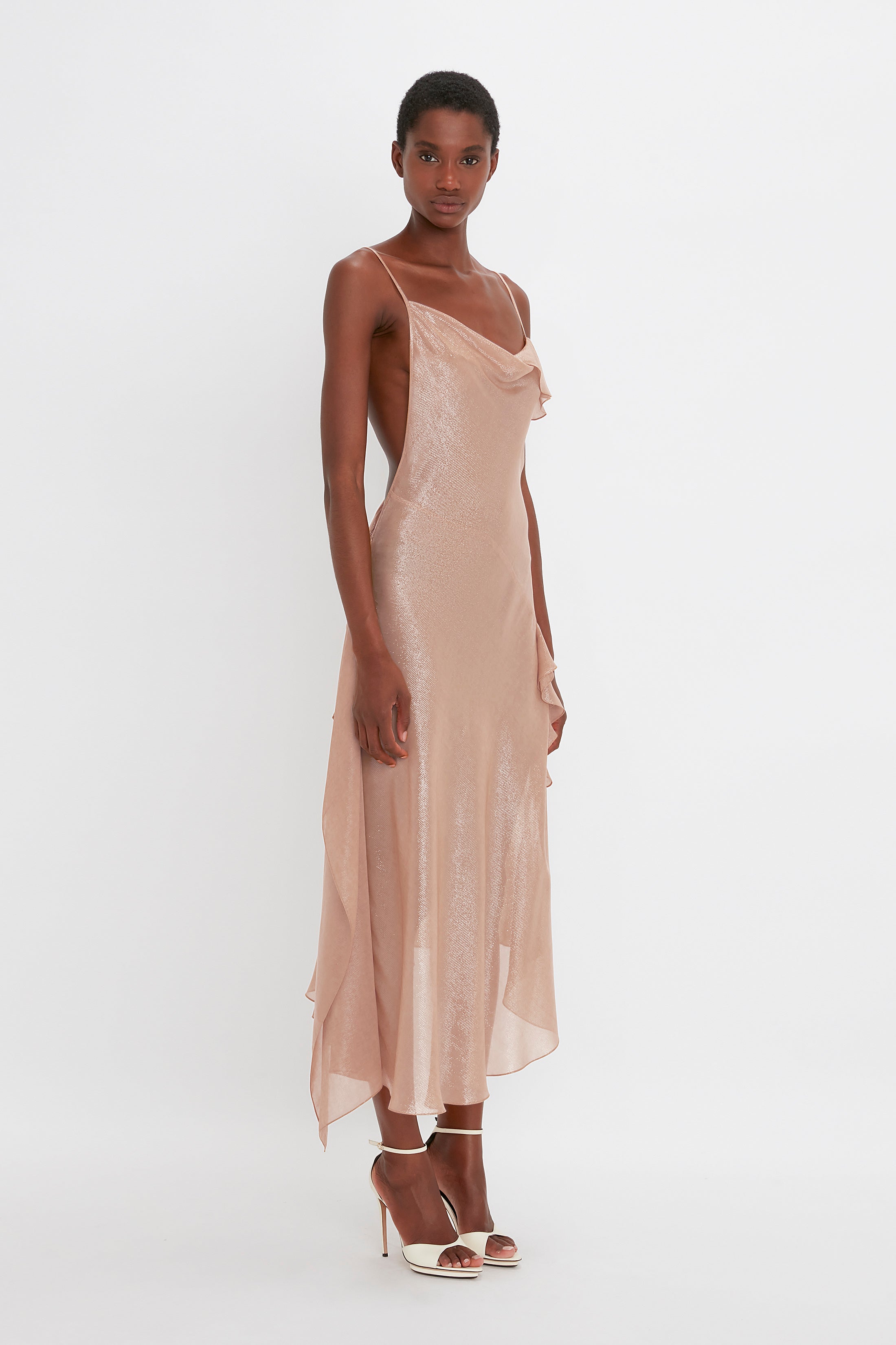 Rose gold 2024 slip dress