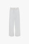 White adjustable Drawstring Pyjama Trouser from Victoria Beckham isolated on a white background.