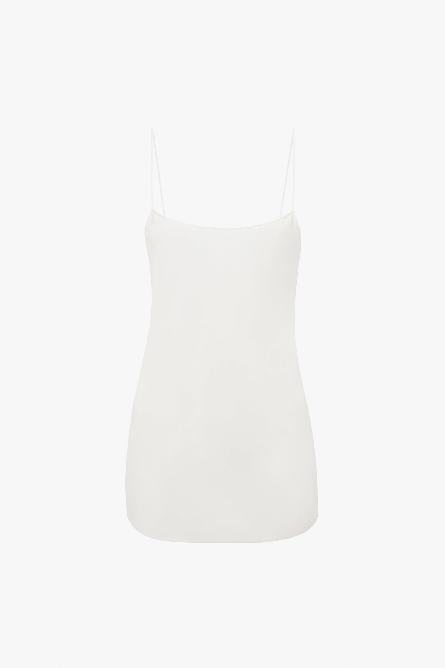An Exclusive Cami Top In Ivory by Victoria Beckham, crafted from 100% silk, featuring thin shoulder straps for a delicate touch.