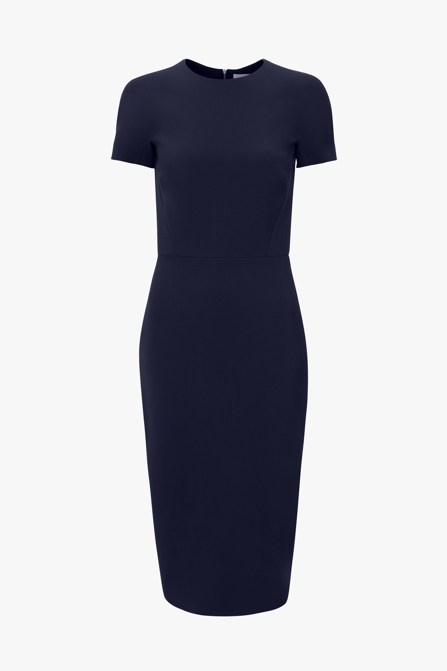 Fitted T-Shirt Dress In Ink Blue