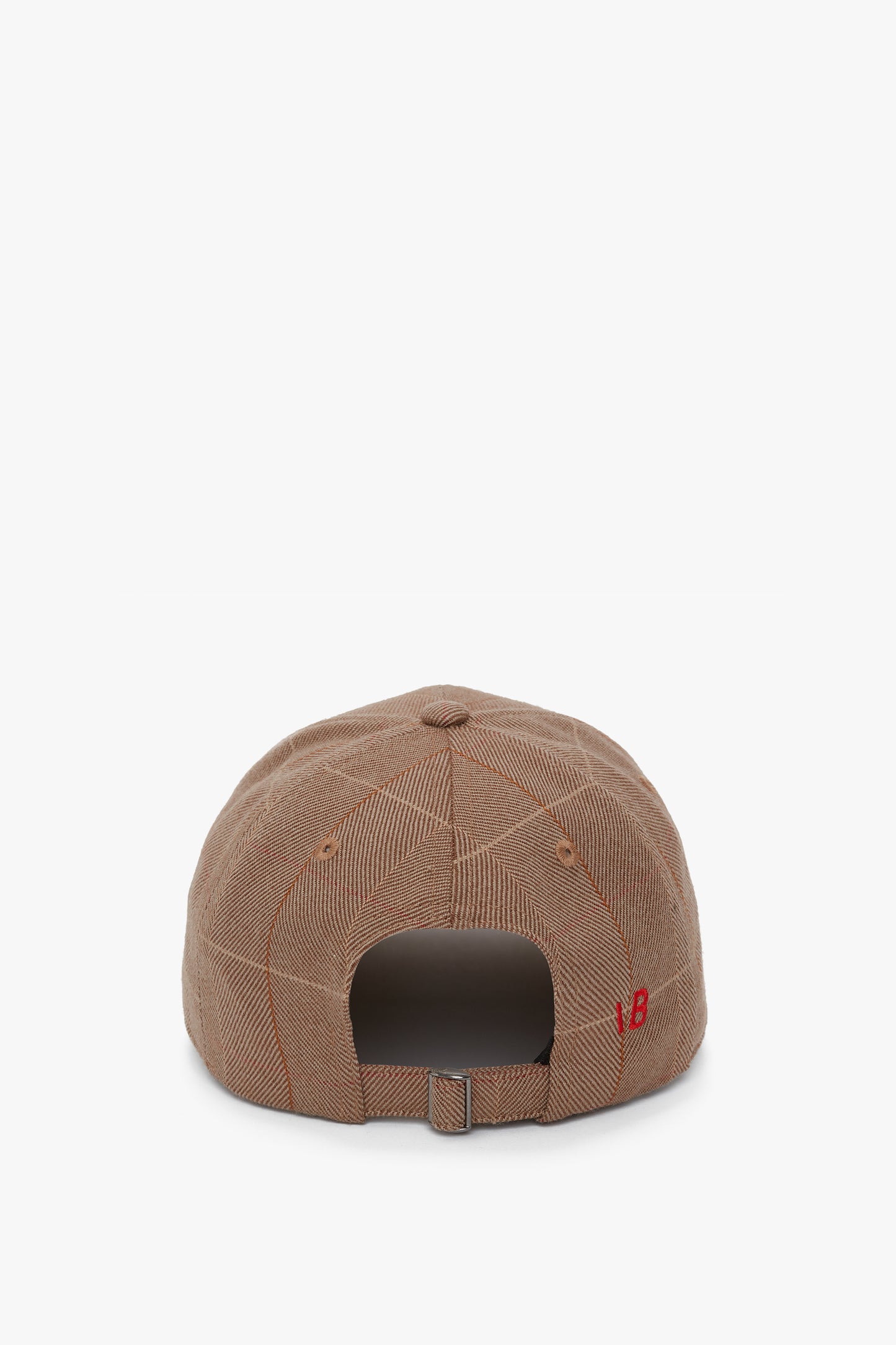 Exclusive Logo Cap In Camel-Multi Check