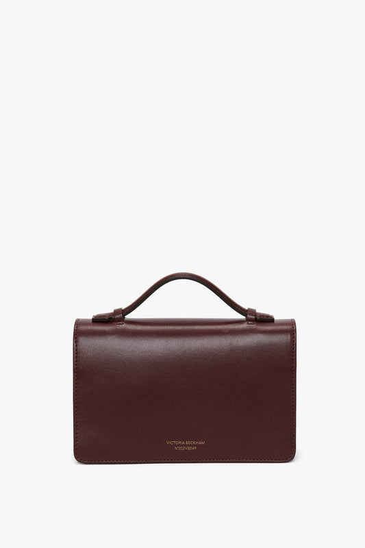 Mini Dorian Bag In Burgundy Smooth Leather