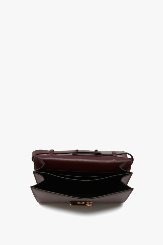 Mini Dorian Bag In Burgundy Smooth Leather