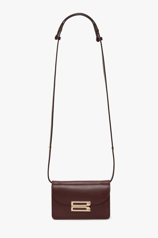 Nano Dorian Bag In Burgundy Smooth Leather