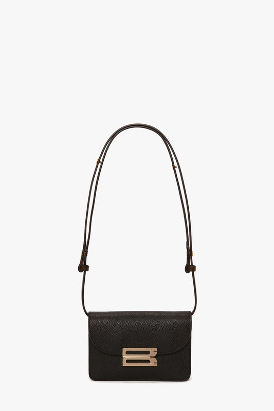 Nano Dorian Bag In Black Grained Leather