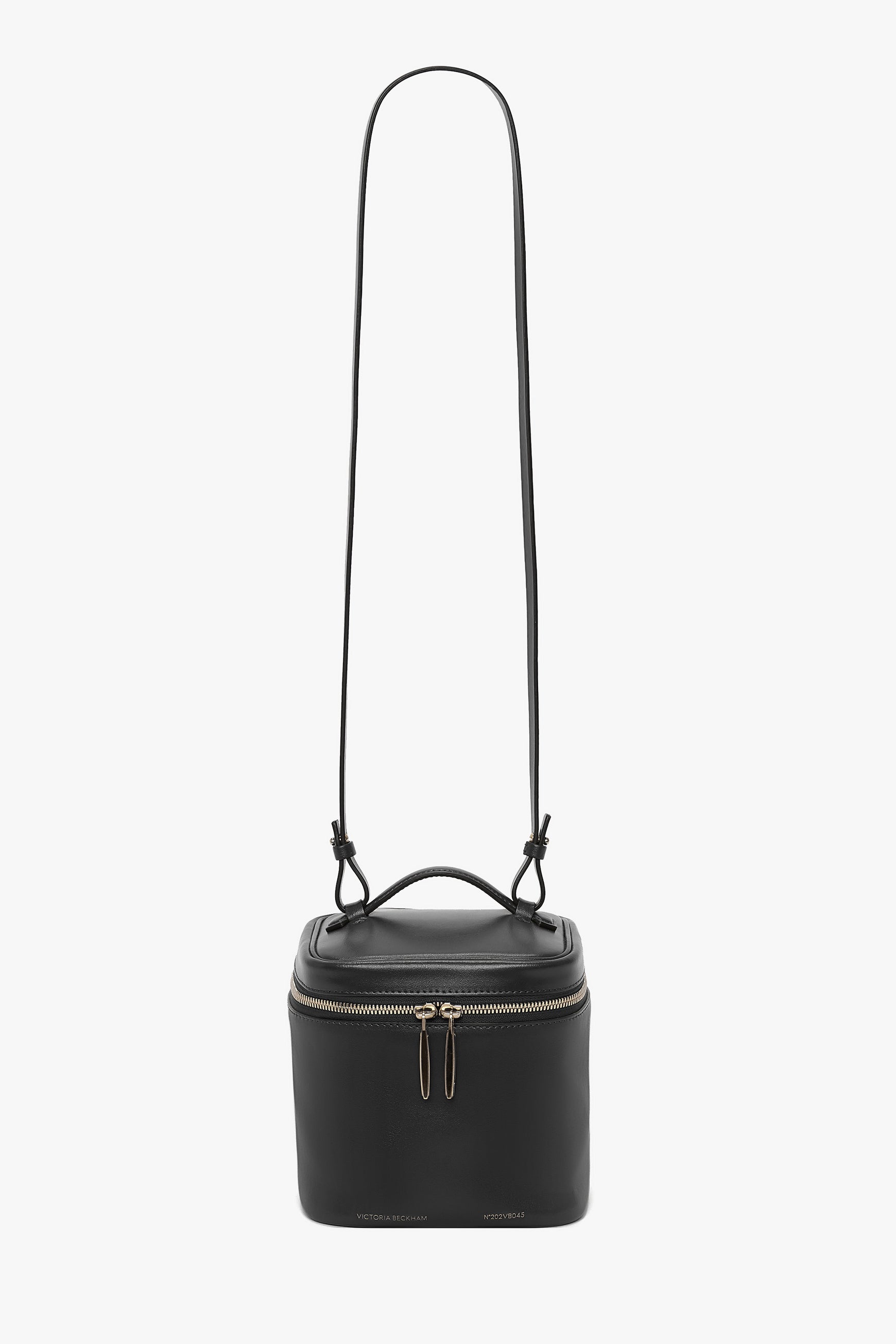 Vanity Crossbody Bag In Black Leather