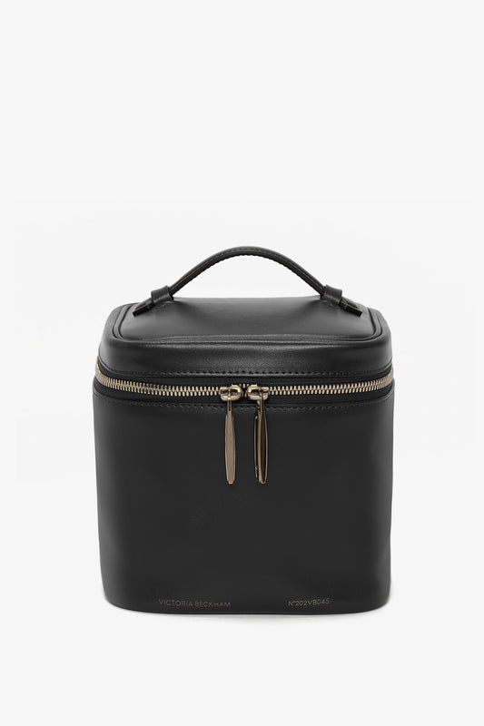 Vanity Crossbody Bag In Black Leather