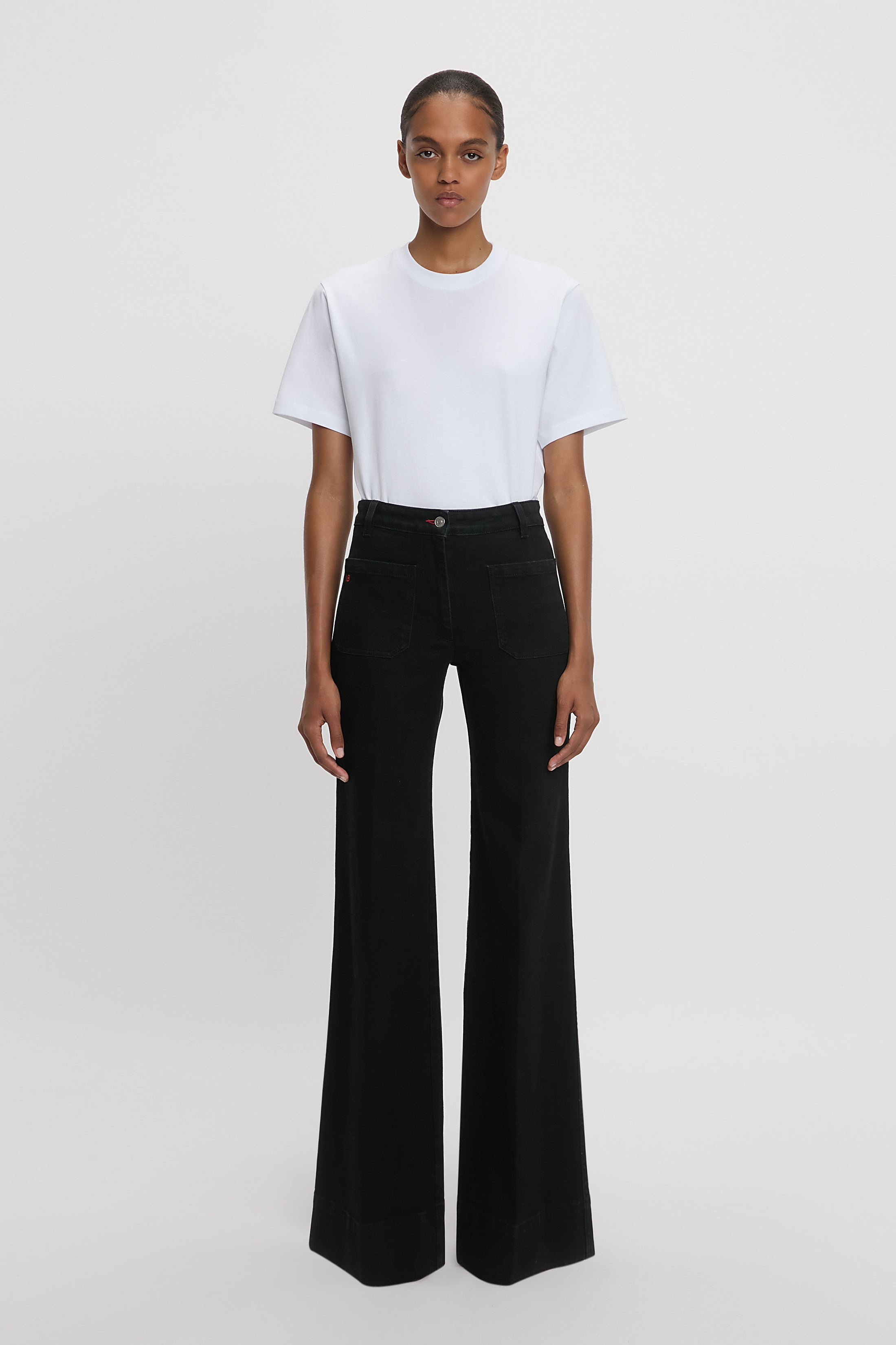 ＜関税込＞Victoria Beckham＊タイディテール ジャージートップ 関税込＞Victoria Beckham＊タイディテール ジャージートップ