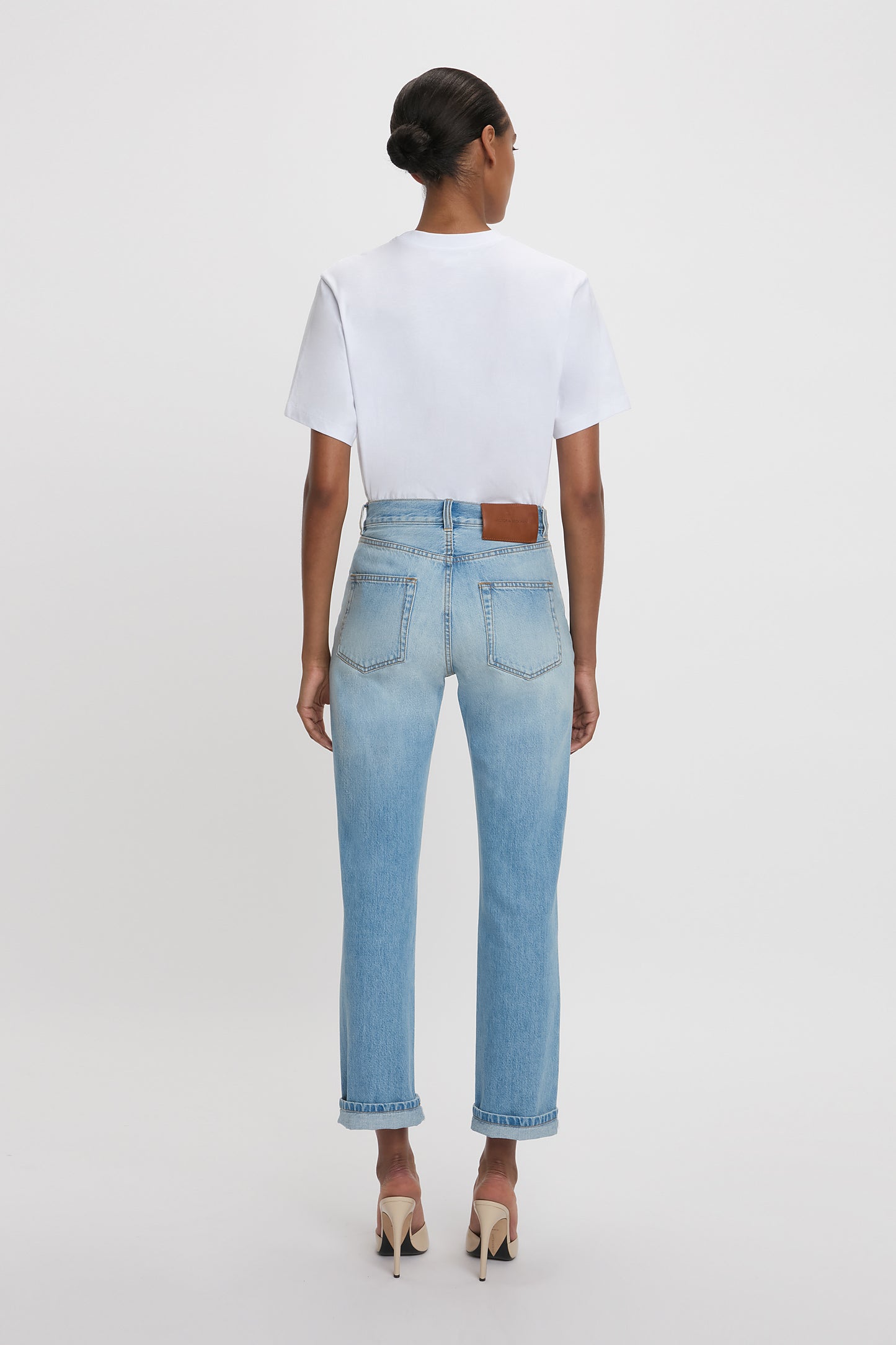 Exclusive Victoria Relaxed Jean In Light Blue Wash