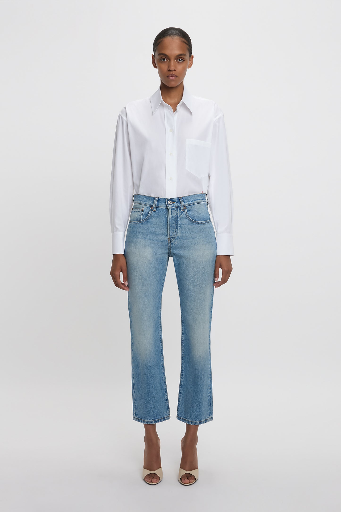 Victoria Mid-Rise Jean In Light Blue