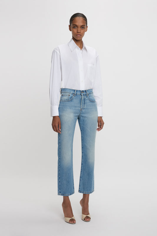 Victoria Mid-Rise Jean In Light Blue