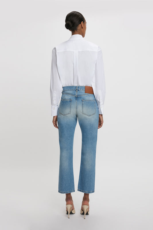 Victoria Mid-Rise Jean In Light Blue