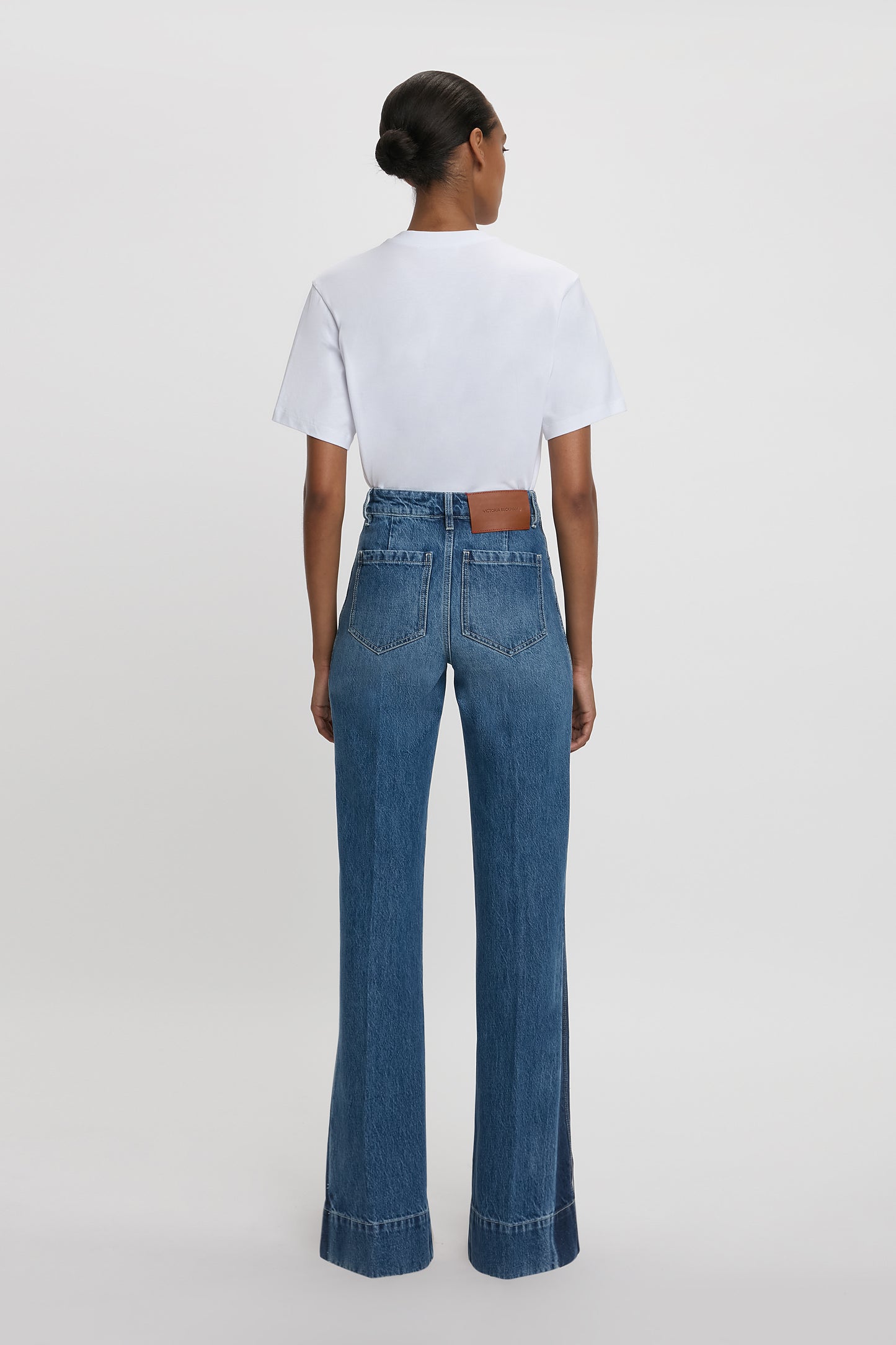 Alina High Waisted Jean In Shadow Wash