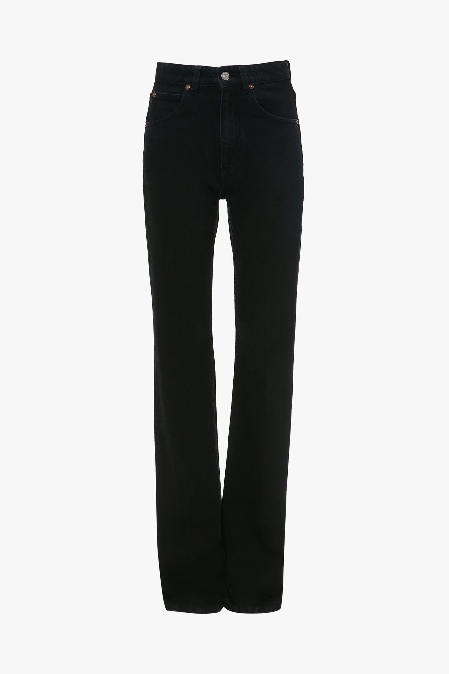 Julia Stretch High Waisted Jean In Washed Black