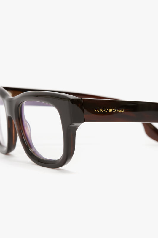 Square Frame Opticals In Black