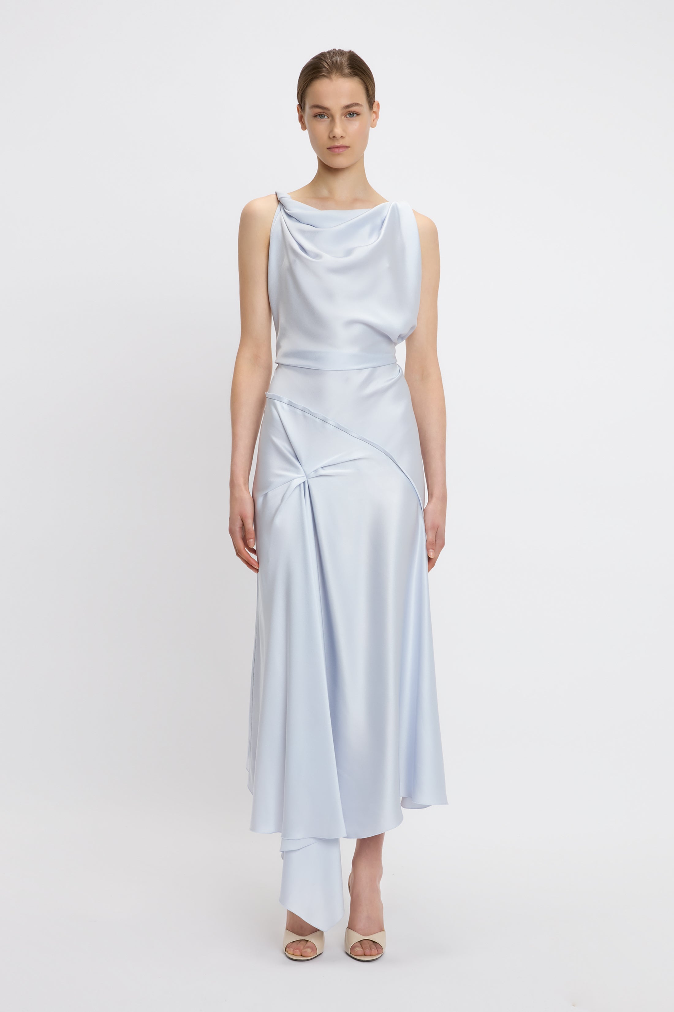 Victoria Beckham 綺麗色 ブルー系 カーディガン