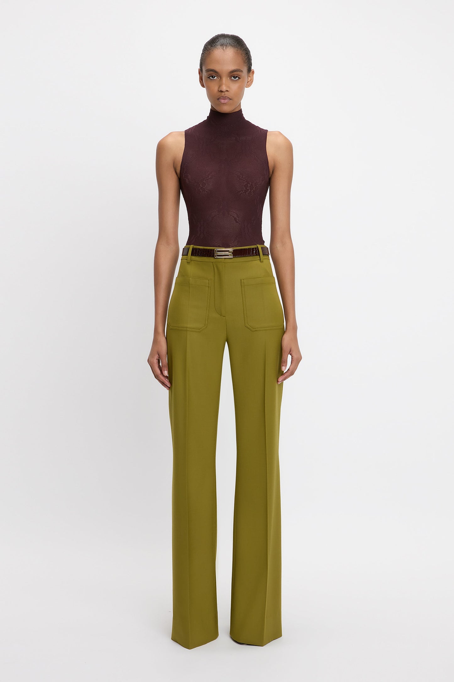 Alina Trouser In Willow