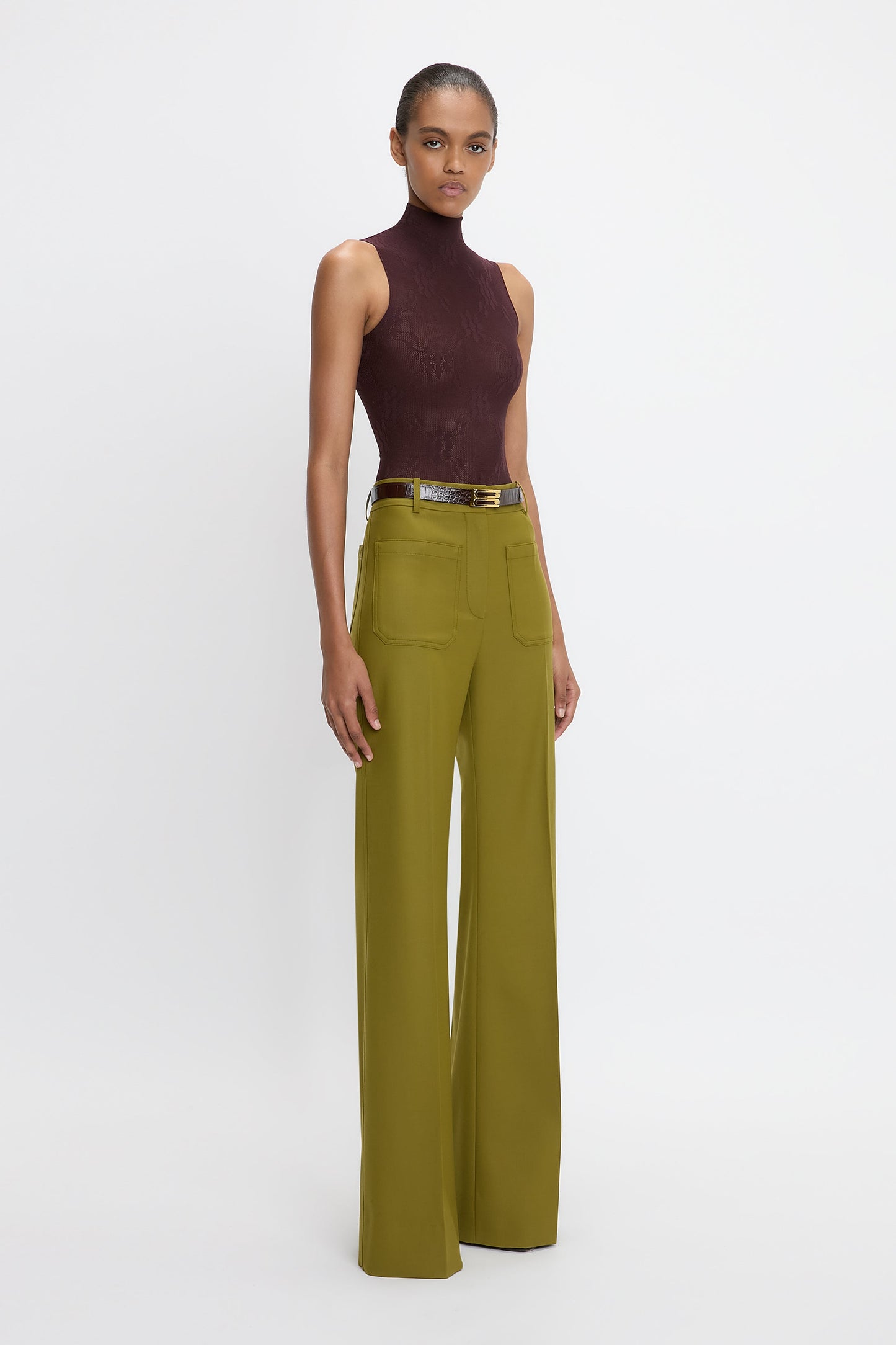 Alina Trouser In Willow