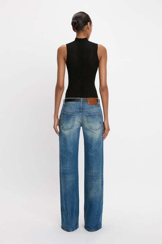 VICTORIA BECKHAM 1125DJE005216I9204 関税送料込 Sleeveless High Neck Bodysuit In Black – Victoria Beckham Int