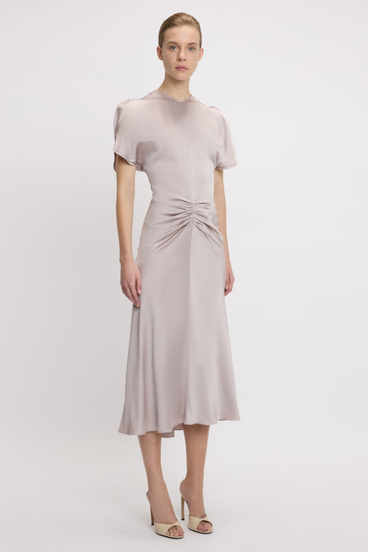 Bela Midi Dress In Heather