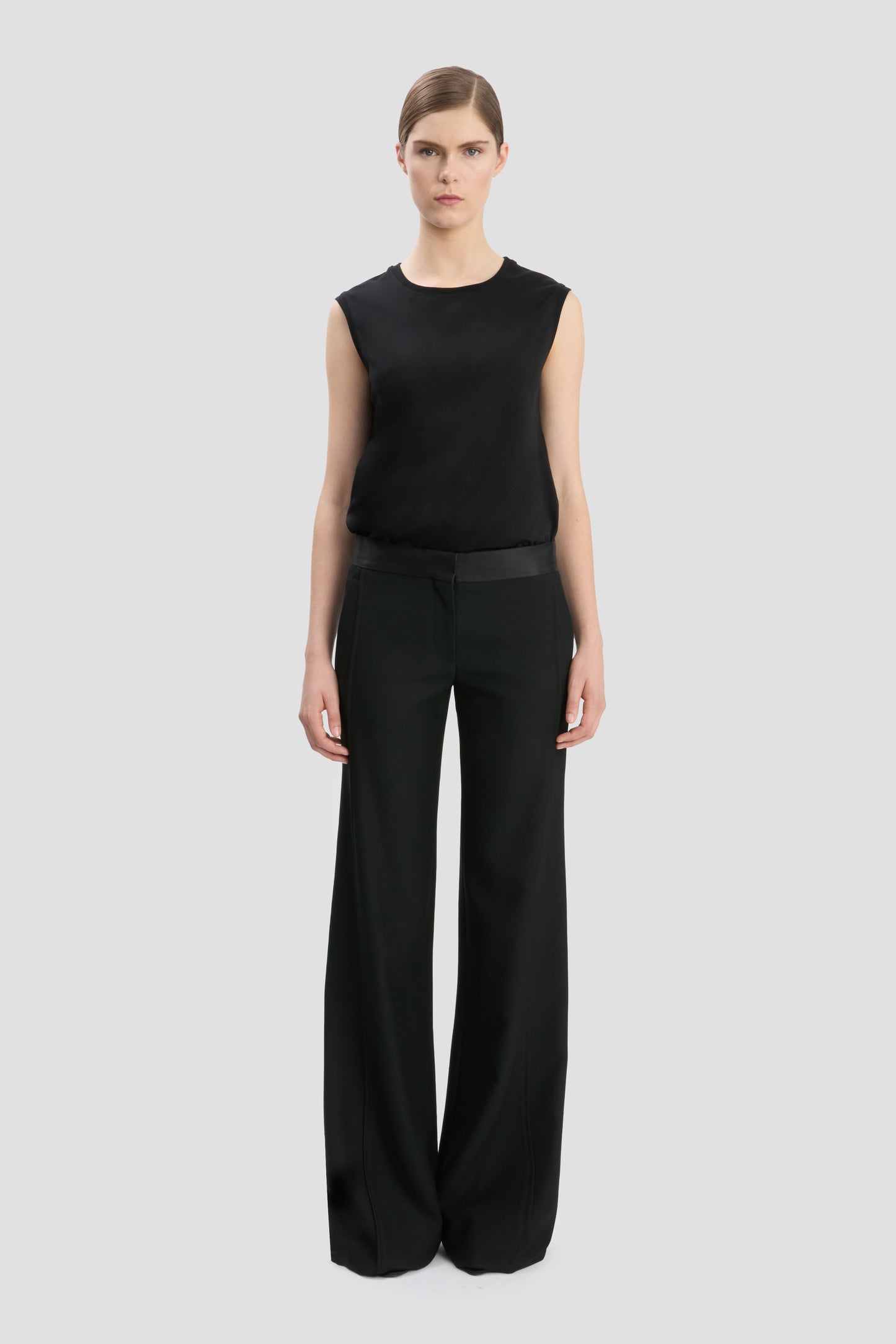 Side Panel Trouser In Black