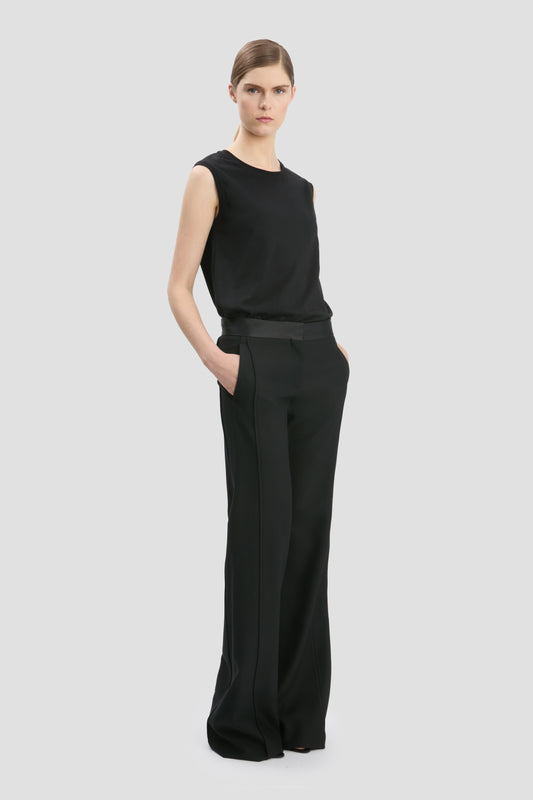 Sleeveless T-Shirt In Black