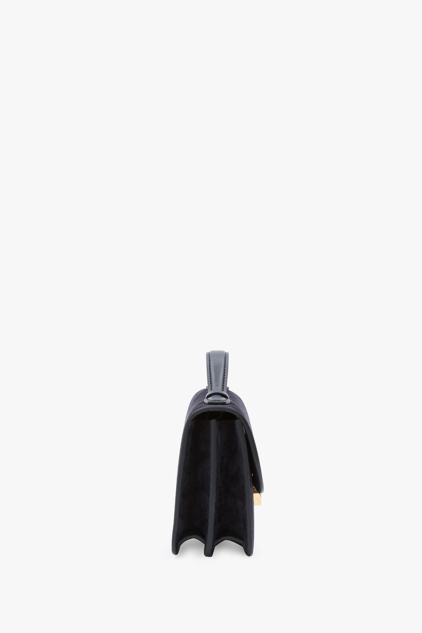 Mini Dorian Bag In Navy Suede